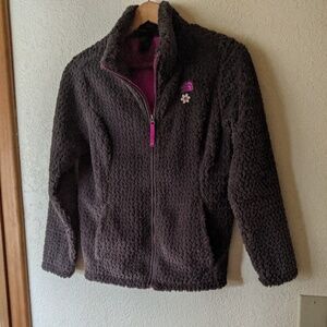 North Face super-soft fleece coat, fits adult woman size Small